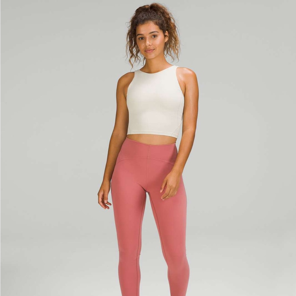 Lululemon High Neck Align Tank Top Bone